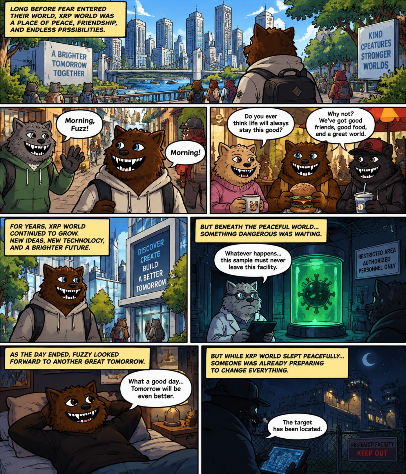 Mutant Bears Comics Chapter One, page 01