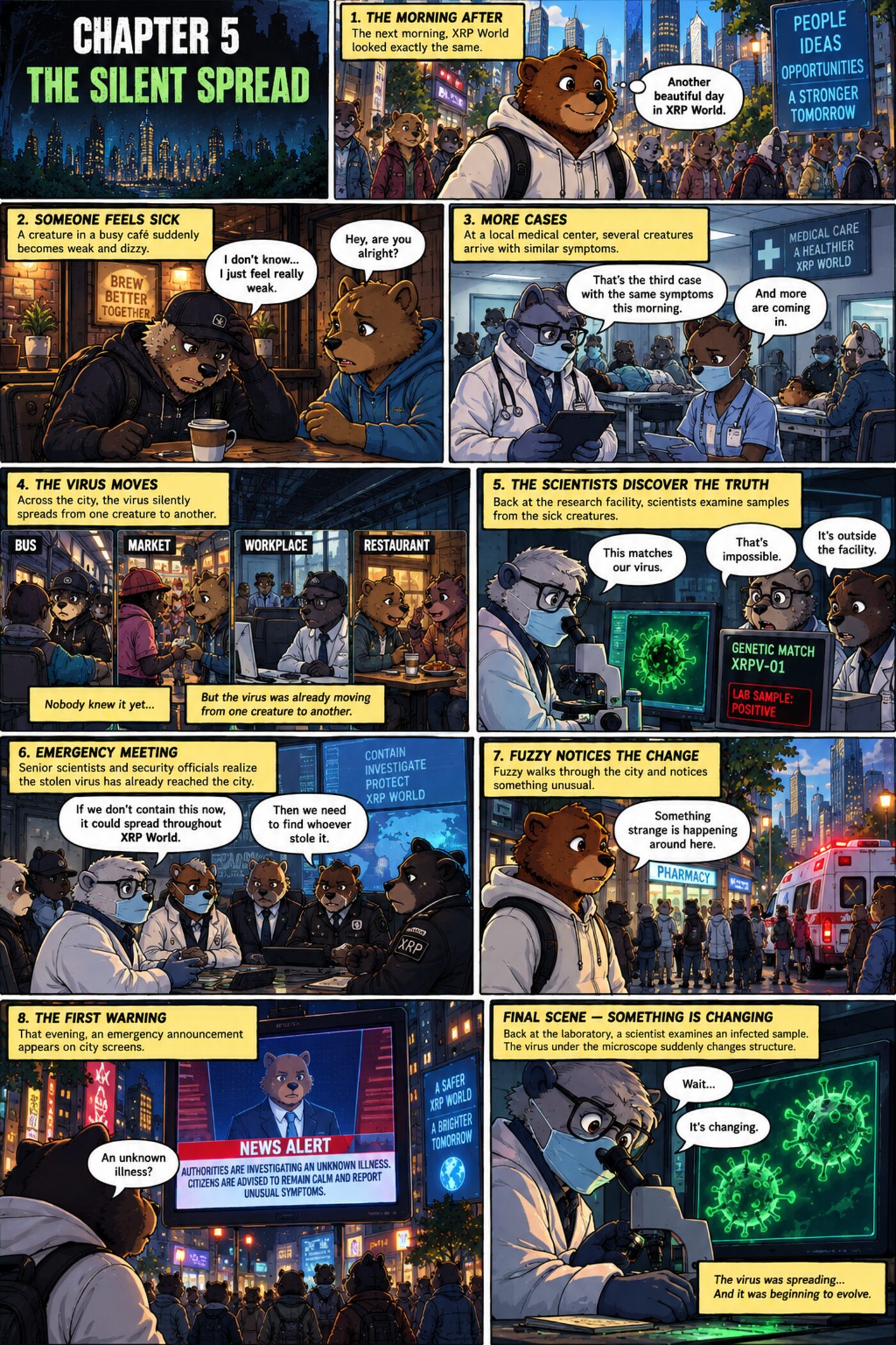 Mutant Bears Comics Chapter Five — The Silent Spread, page 05